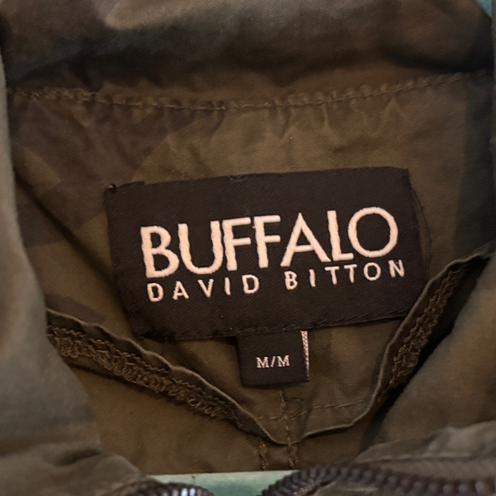 Buffalo David 2016 Women's Green Camouflage Bomber Jacket - Picture 3 of 9